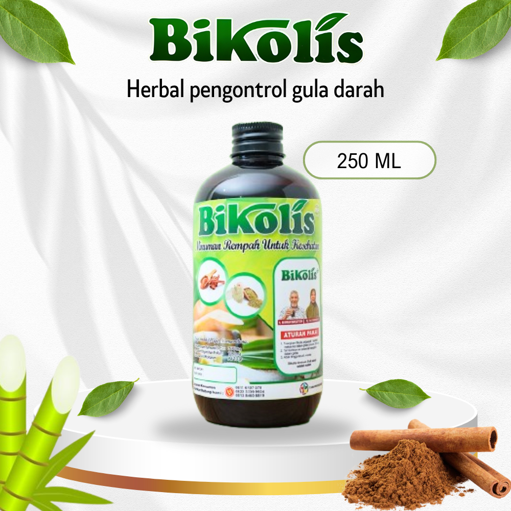 

Bikolis Cair 250ml Herbal Diabetes Alami 100% bantu atasi masaalah diabetes secara alami