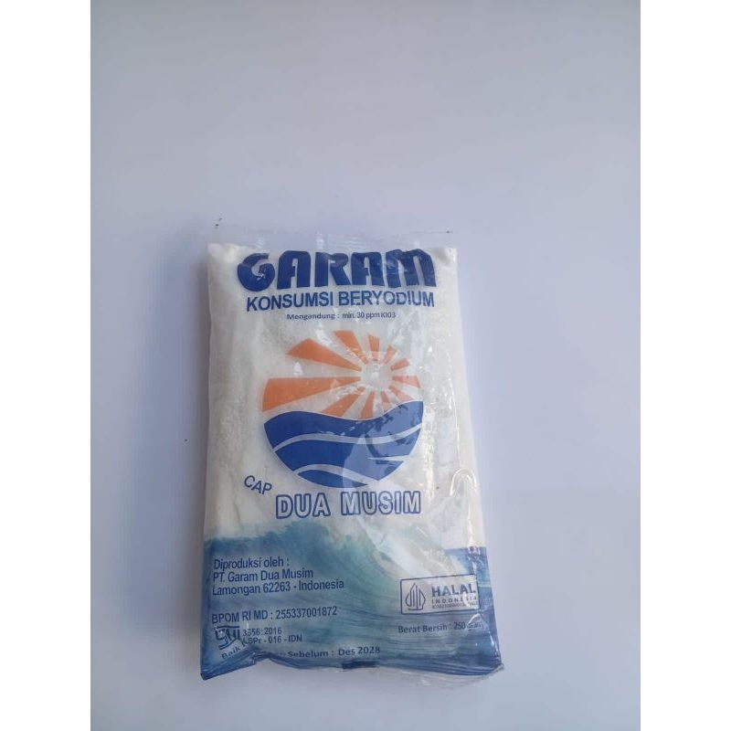 

Garam Konsumsi Beryodium Cap Dua Musim 250 gr