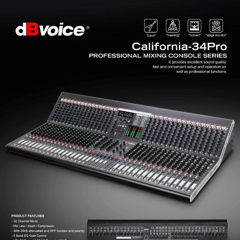 Mixer dB Voice California 34 Pro
