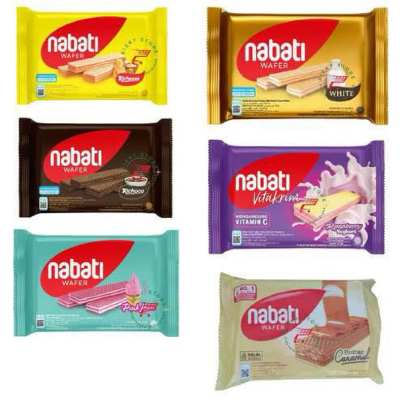 

1 Dos Nabati Wafer 2000 kemasan 43gr isi 60pcs