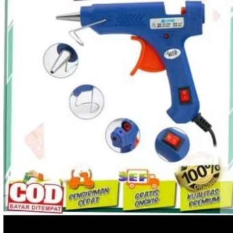 

Pistol Lem lilin Tembak Alat Lem Tembak / Bakar Hot Melt Glue Gan Mini ON-OFF 20 Watt Refill Glue Stick kecil