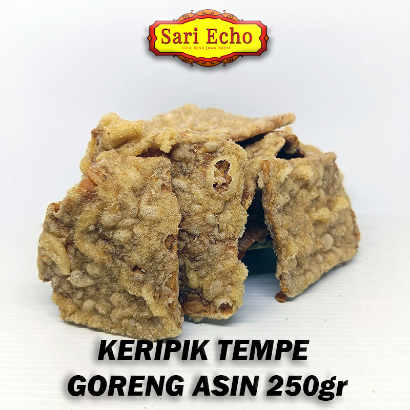 

Keripik Tempe Goreng Khas Bandung Rasa Asin 250gr