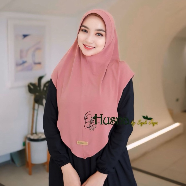 KODE V17U Husna Hijab Instan Marwah Oval Premium Ori HUSNA by Sugih Jaya
