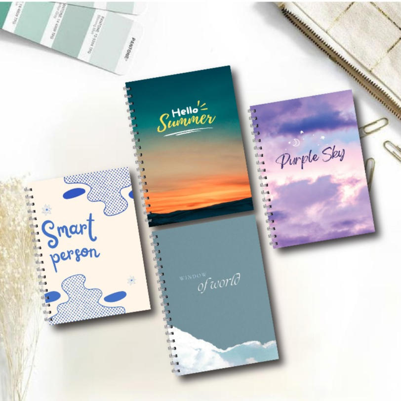 

Notebook Diary Ukuran A5 Cover Aesthetic Isi 50 Lembar 100 Halaman Garis & Polos