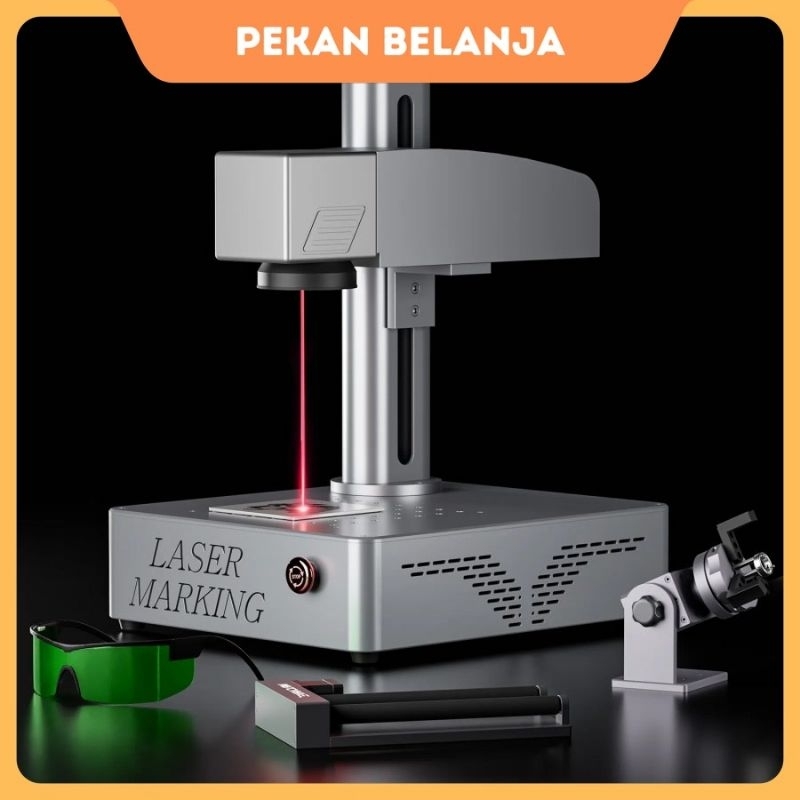 Mr Carve S4 Laser Engraver 20W 30W Mesin Grafir Laser Profesional CNC Cutter Logam Non-Logam Portabl