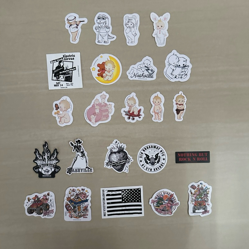 

brandy melville stickers and badges| angel babies cherub teddy bears