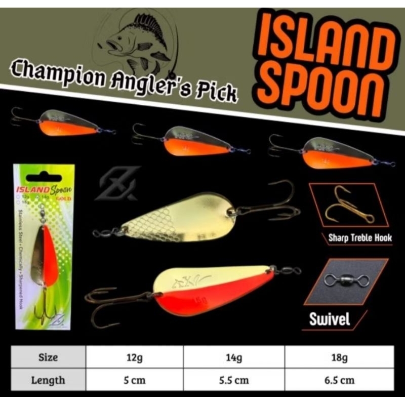 Umpan Pancing Spoon AXZ Island Spoon