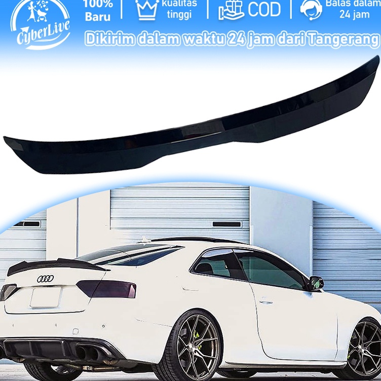 KODE P63C Spoiler Mobil Sedan Spoiler Belakang Sedan Mobil Hatchback Universal Rear Trunk Spoiler