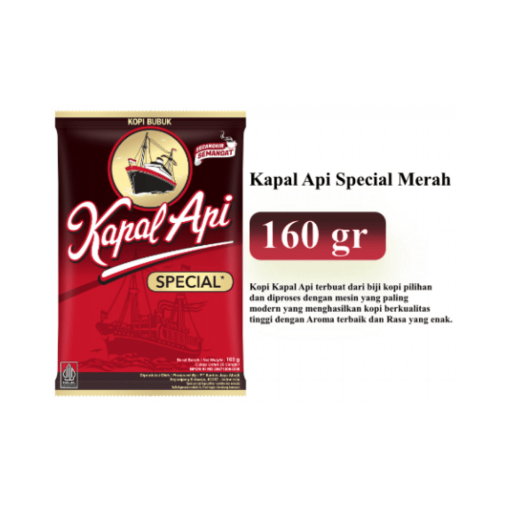 

Kopi Kapal Api Special Merah 160gr