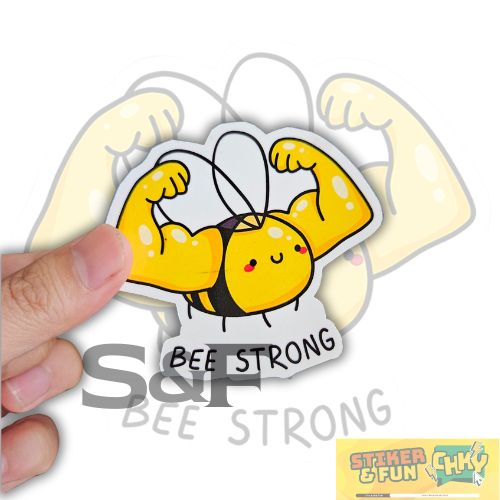 

Stiker Sticker Vinyl Laminasi BEE STRONG