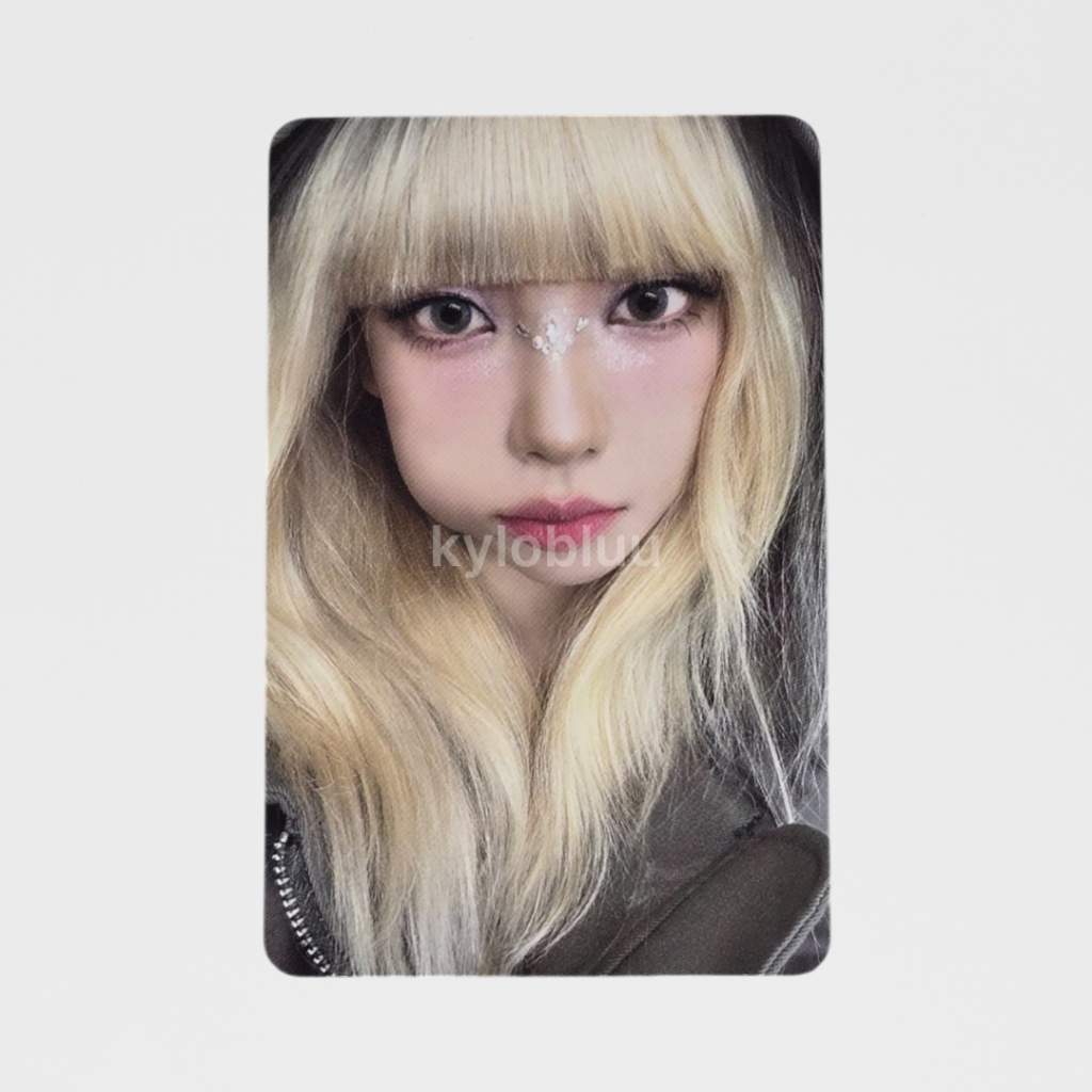 [READY] PHOTOCARD PC OFFICIAL AESPA KARINA ALBUM ARMAGEDDON MY POWER BLONDE CIMOL