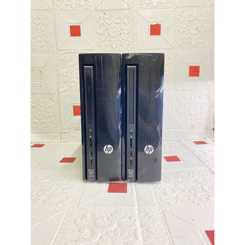 CPU HP DEKSTOP CORE I7 4790T RAM 8DDR3 SSD 256GB MULUS SIAP PAKAI-HDMI