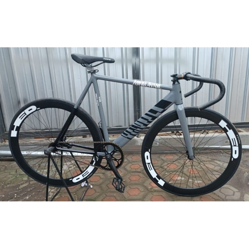 Fixie Manila Animal Warna Abu-abu Murah Meriah Siap Pakai ~  Warna Dan Ukuran Bisa Request