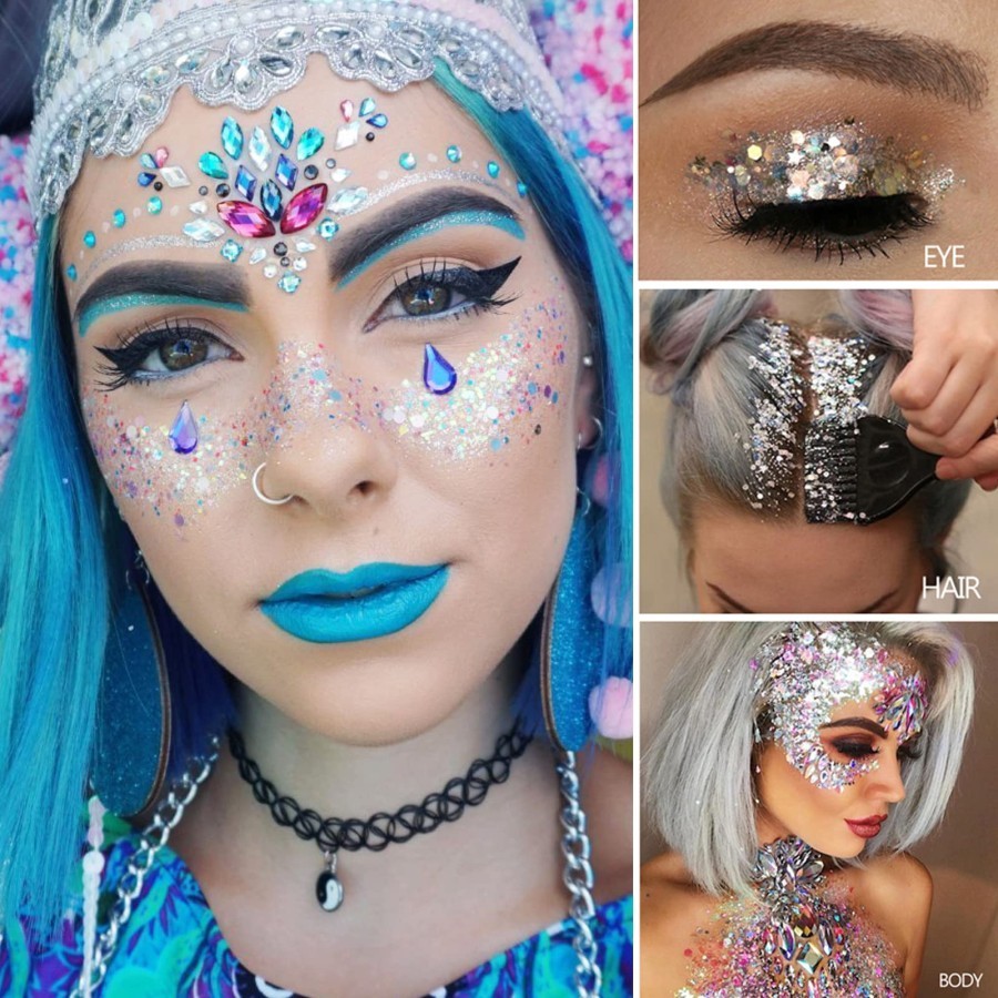 Glitter Body Painting Body Glitter Gel Glitter Face Painting Hair Nail ART