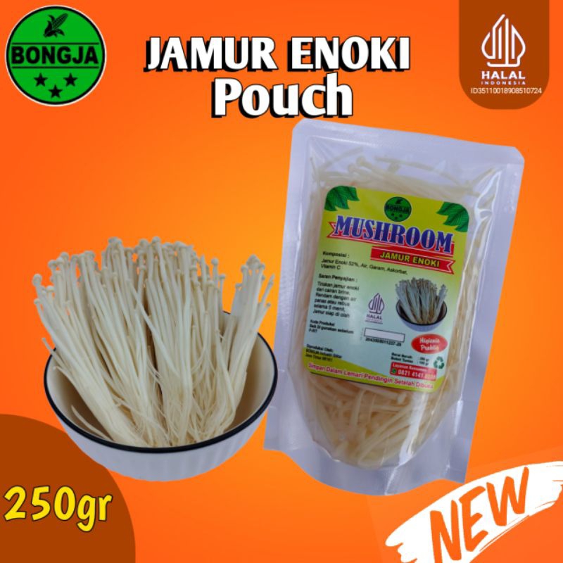 

BONGJA JAMUR ENOKI POUCH 250gr