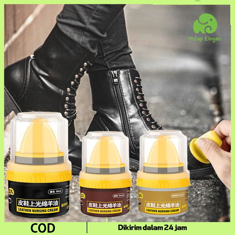 Pengkilap Sepatu Kulit Semir Kulit Sepatu Oil Sepatu Kulit Semir Sepatu Kulit Perawatan Kulit Cream 
