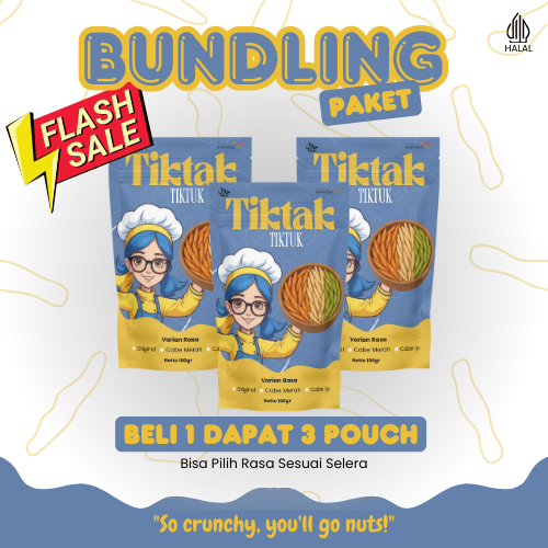 

Paket Bundling 3 Pouch 100g - Bebas Pilih Rasa