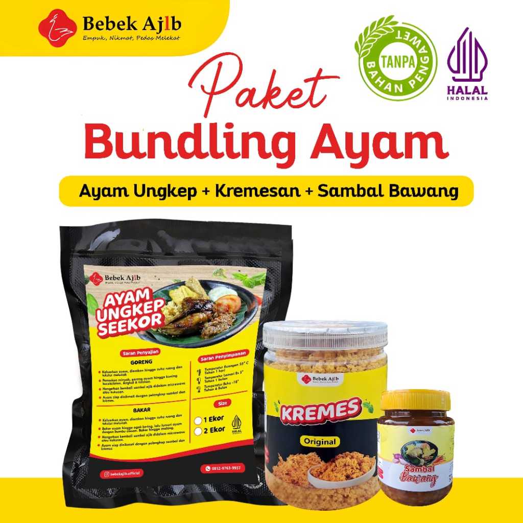 

Ayam Ungkep Bebek Ungkep Paket Bundling Bebek Ajib