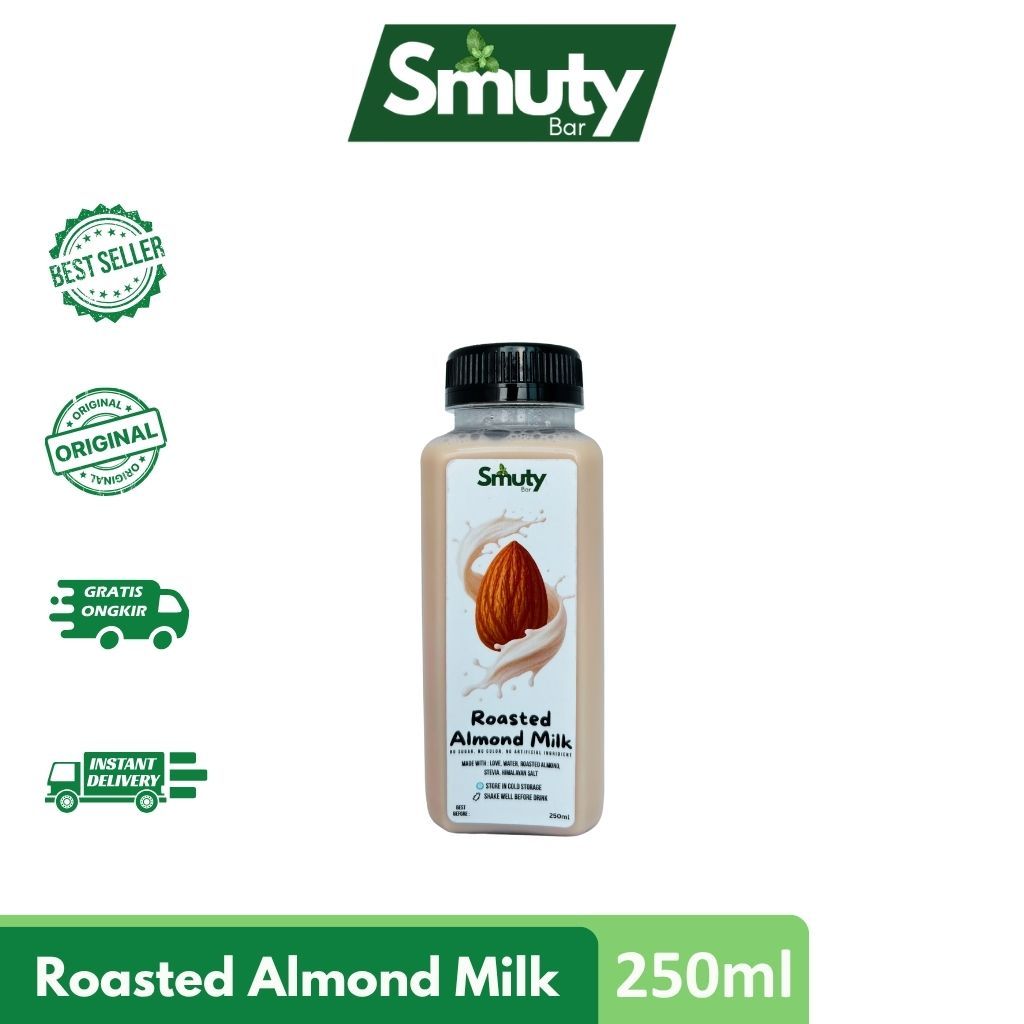 

SmutyBar Roasted Almond Milk / Susu Almond Panggang 250/500/1000ml