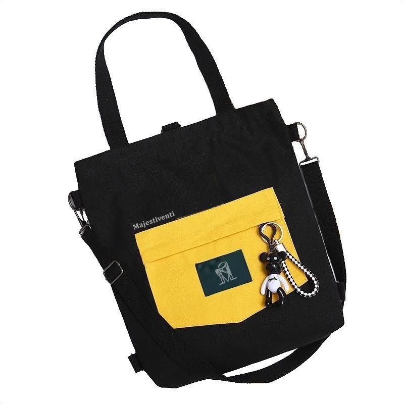 TAS TICHA TOTE BAG MJ02 - Tas Tote Bag Wanita Multifungsi / (Bisa Ransel / Sling Bag)