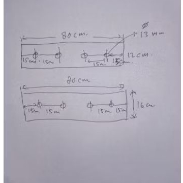 Plat besi 10mm custom
