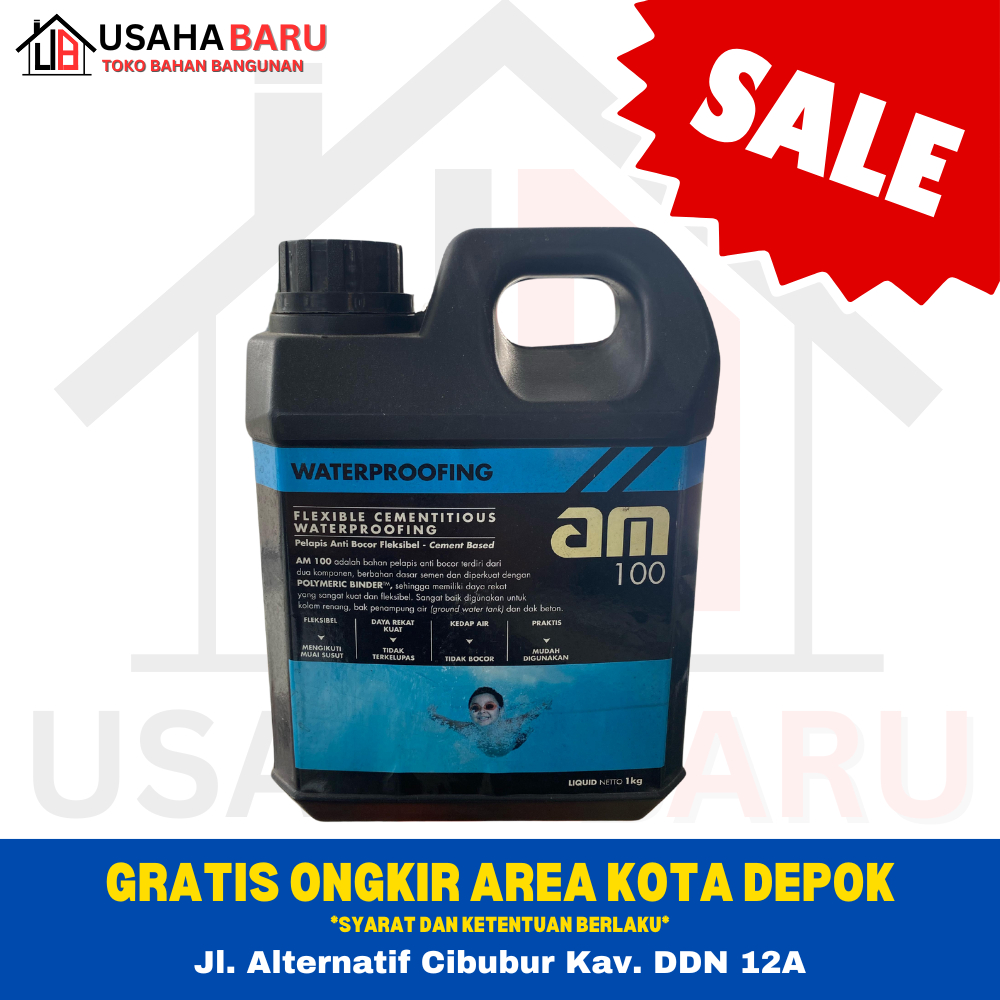 SALE AM 100 Waterproofing Bahan Pelapis Anti Bocor