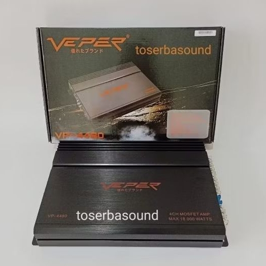 Power Amplifier 4 channel VP 4480 Veper 4ch audio mobil