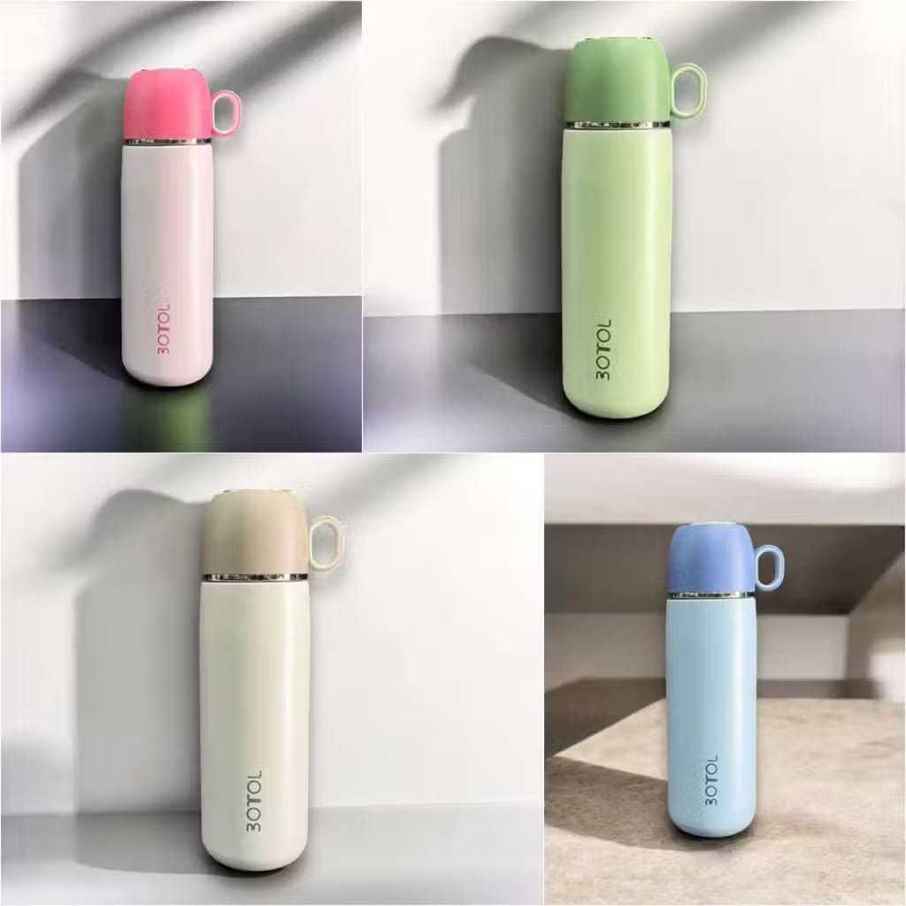 THERMOS KOPI STAILESS SUS 304 TERMOS BOTOL BUBBLES 400ML NEW TAHAN PANAS DINGIN