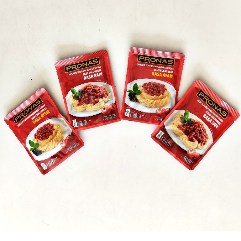 

Saus Bolognese Merk Rasa Sapi dan Ayam Netto 175gr Beef Flavour Bolognese Sauce Halal BPOM