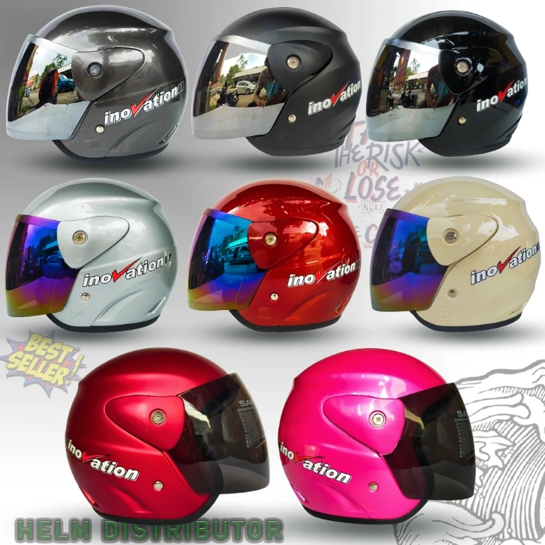 HELM GM EVOLUTION DEWASA ORIGINAL KUALITAS PREMIUM SNI / HELM GM ORIGINAL 100% SNI WANITA