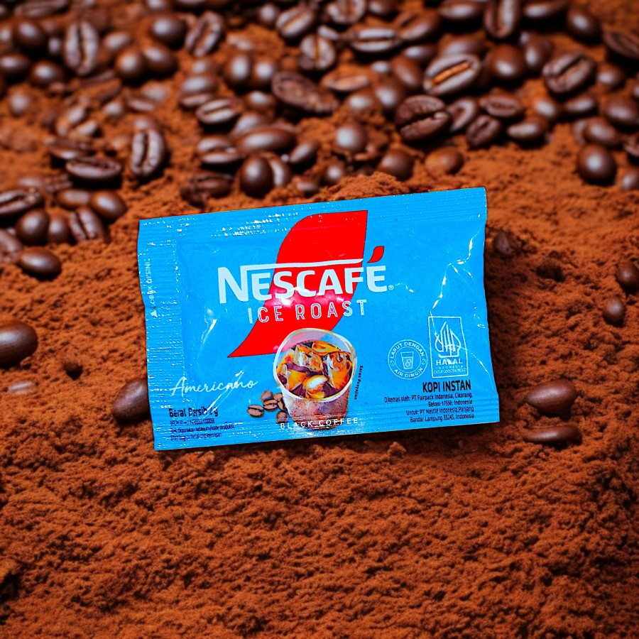 

Minuman Instan 3 In 1 Rentengan Kopi Instan Keren Ala Cafe Nescafe Ice Roast Americano 2 Gram Black Coffee Ngasih Sensasi Dingin Dari Cafe