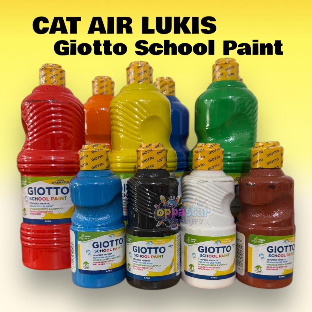 

Cat Air Lukis Tempera Cat Poster Giotto School Paint 1000 ml 1 Liter Tidak Beracun Bisa Di cuci