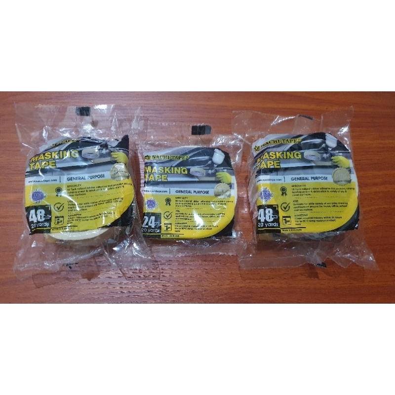 

Lakban Kertas Masking Tape Nachi 24mm / 48mm - 1inch/2inch