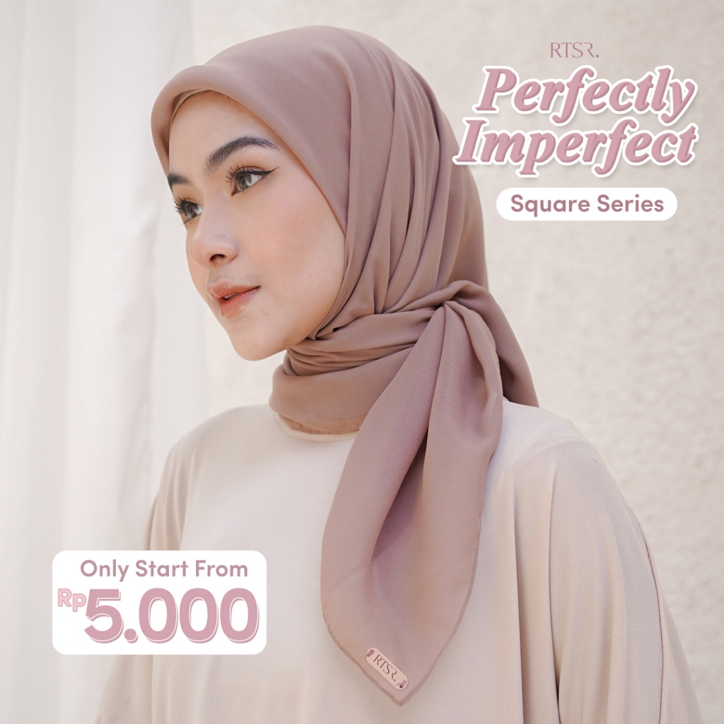 RTSR Clearance Sale Defect Hijab Segiempat