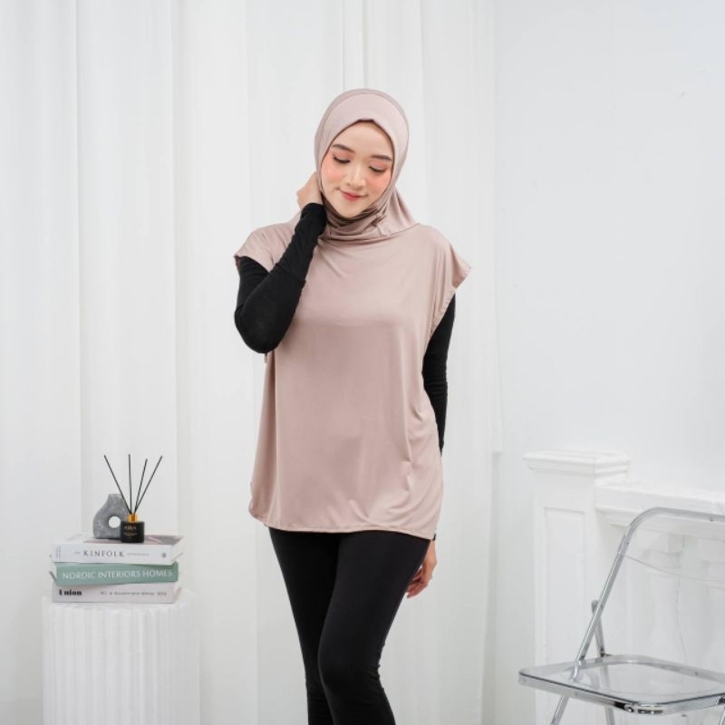 vest premium olahraga / Naya sport / rompi Jersey / vest olahraga wanita muslim