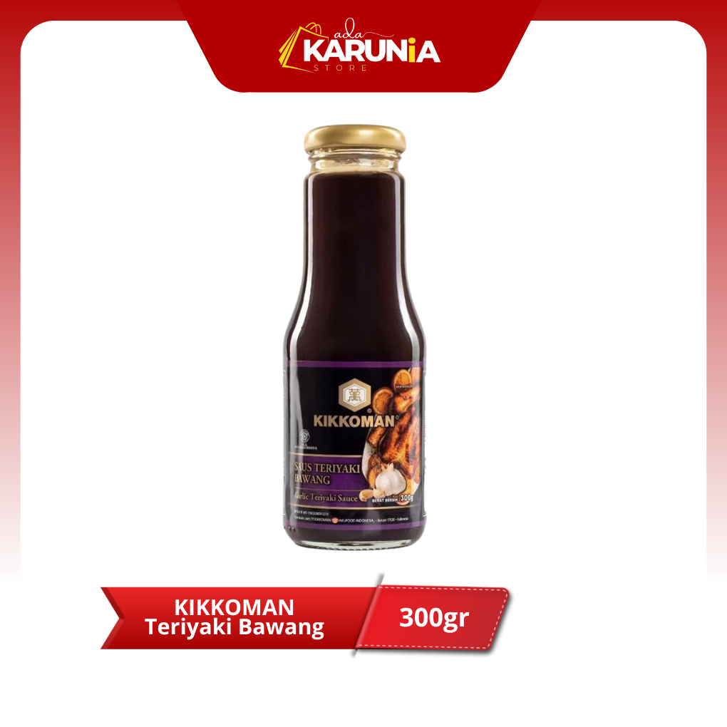 

Kikkoman Sauce Teriyaki Bawang 300gr - BPOM