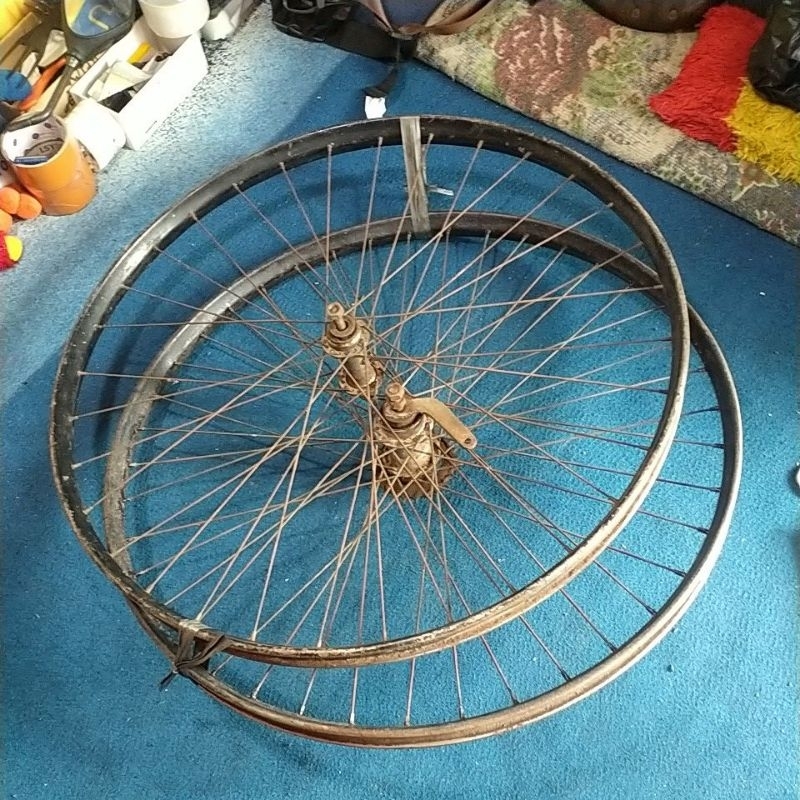 roda pelk set rem kaki/torpedo sepeda onthel basikal tua28@n