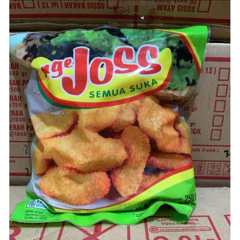 

Frozen food chicken Nugget Nge Joss Naget Ayam 250gram