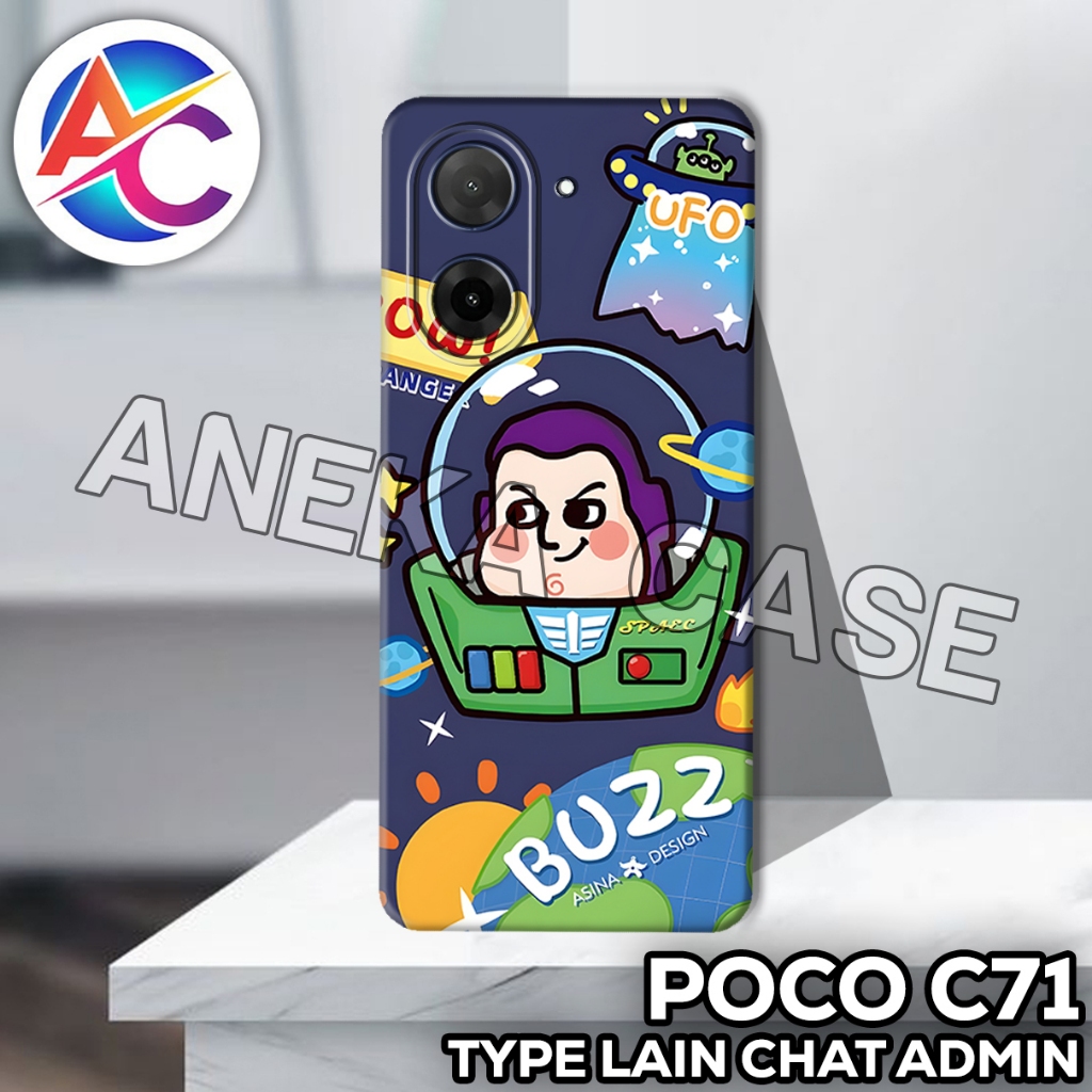 AC63/Case Poco C71/Motif KARTUN/softcase Poco C71/casing Poco C71/silikon Poco C71