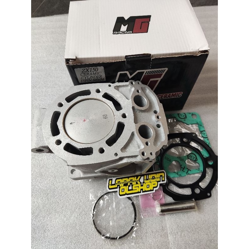 CYLINDER BLOCK MG RACING 68MM PEN 15 CERAMIC NINJA 150 NINJA R NINJA SS NINJA RR