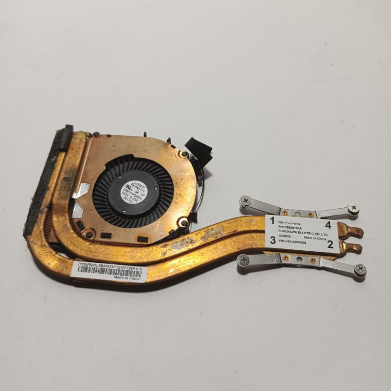 Heatsink Fan Kipas Hsf Pendingin Laptop Lenovo Thinkpad X1 Carbon Gen 1
