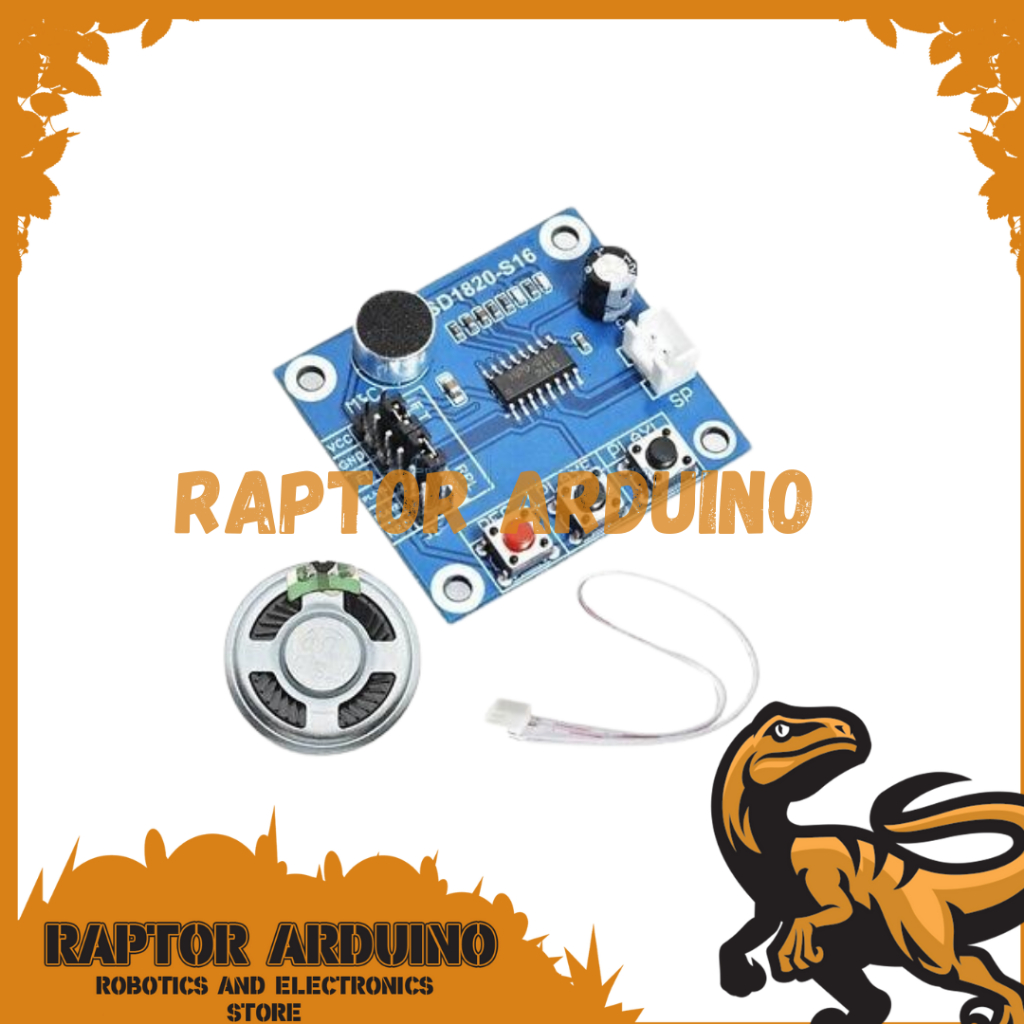 ISD1820 ISD 1820 VOICE RECORDING MODULE VOICE PLAYBACK MODUL SUARA