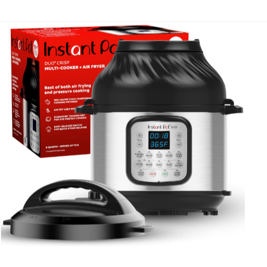 Instant Pot Duo Crisp 11-in-1 Air Fryer and Electric Pressure Cooker
