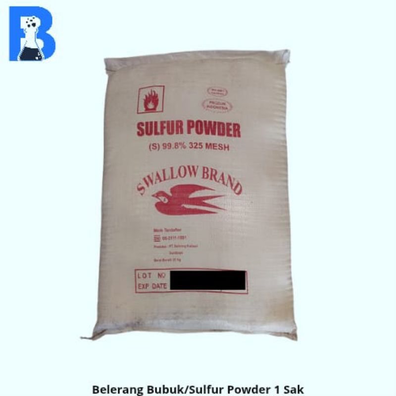 

Belerang Bubuk/Sulfur Powder 1 sak
