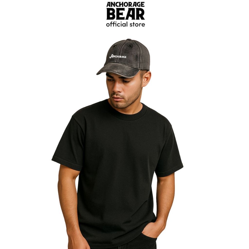 Anchorage Bear Polo Topi - Anchorage Logo Jeans Washed