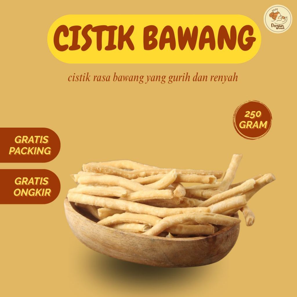 

CISTIK BAWANG / CISTIK GURIH 250GR