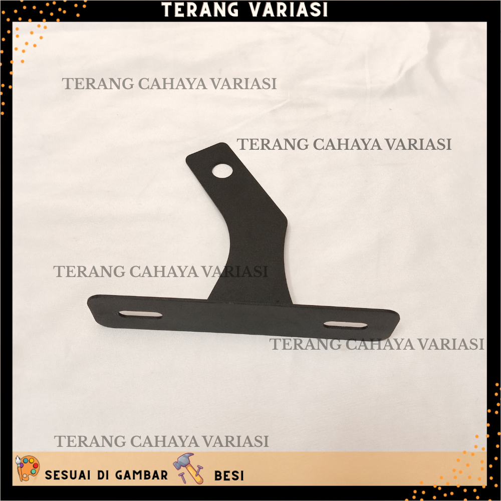 BRACKET DUDUKAN PLAT NOMER SAMPING XSR 155 W175 BRAKET BREKET TATAKAN TEMPAT PELAT NOMOR SAMBING BEL
