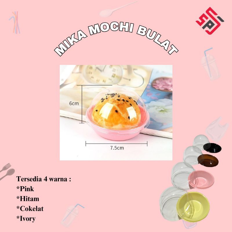 Mika mochi bulat/mika pudding/mika kue bulat