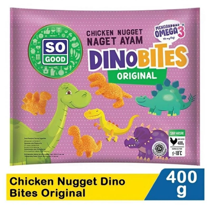 

So Good Chicken Nugget Dino Bites Original 400G