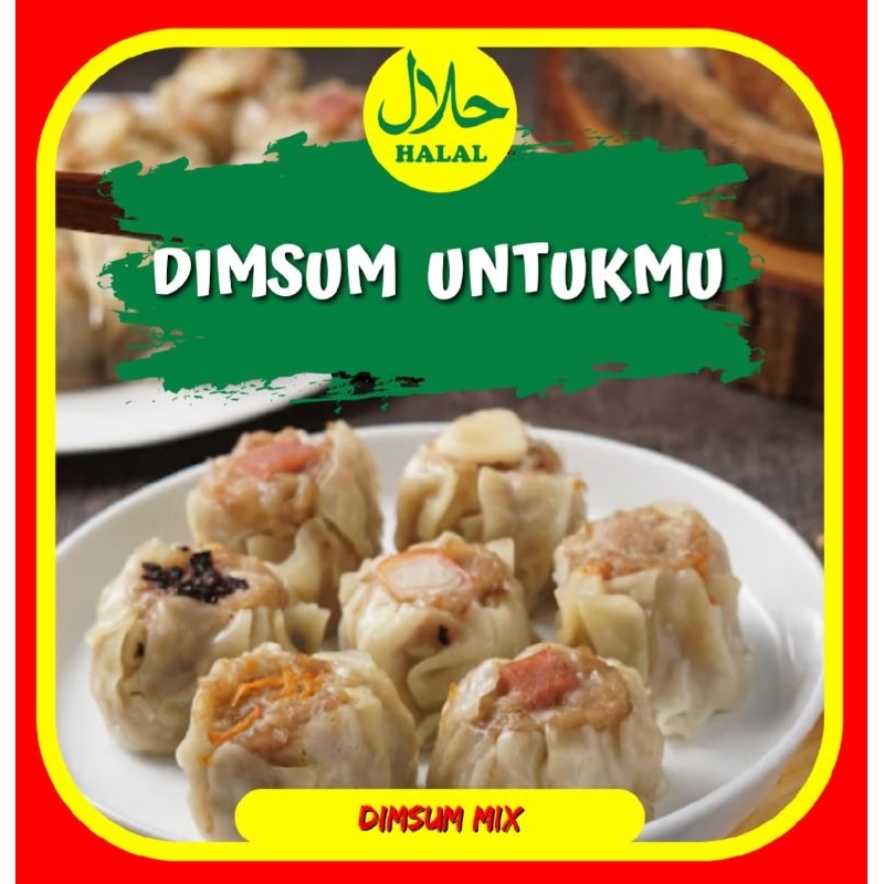 

DIMSUM AYAM isi 100 pcs BULAT BESAR 38gr s/d 40gr TOPPING MIX BONUS 1/2 kg SAUS HOT 1 - DIMSUM PREMIUM & HALAL - DIMSUM UNTUKMU TANGERANG